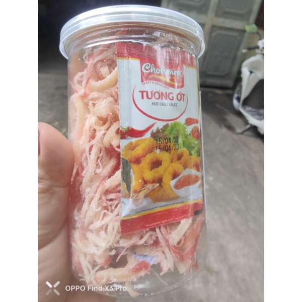 200 g Mực xé sợi hấp dừa