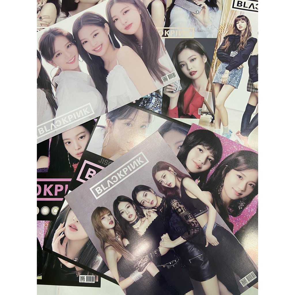 Poster áp phích treo tường in hình nhóm nhạc KPOP Blackpink