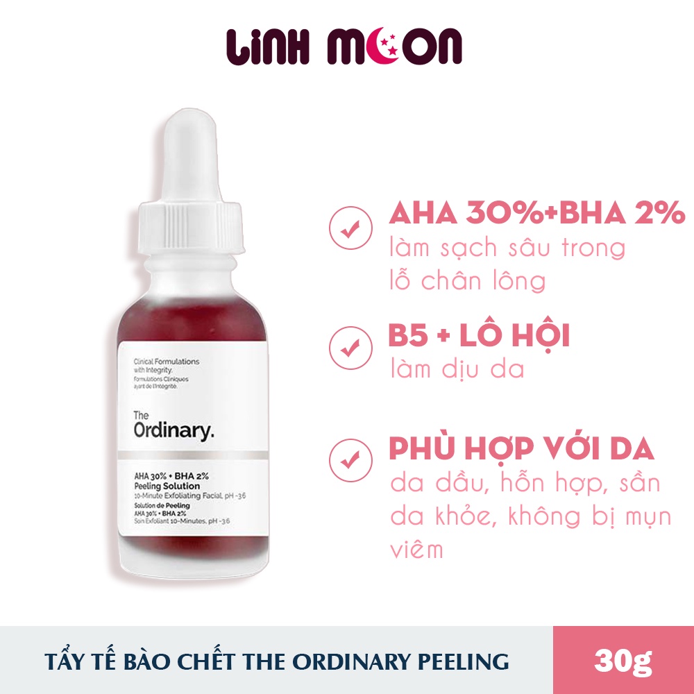 Tẩy Da Chết The Ordinary AHA 30% + BHA 2% Peeling