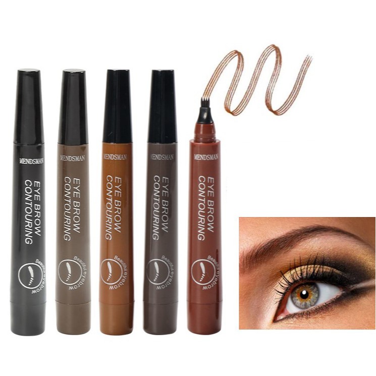 Bút kẻ chân mày phẩy sợi 4D BELLEMYSTERY chống nước nét chuẩn | BigBuy360 - bigbuy360.vn