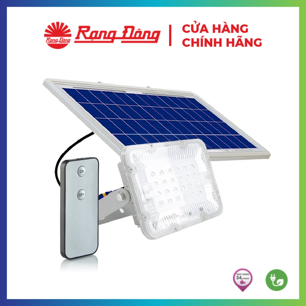 Đèn năng lượng mặt trời chiếu pha 10W Rạng Đông, độ bền cao, Model: CP01.SL 10W