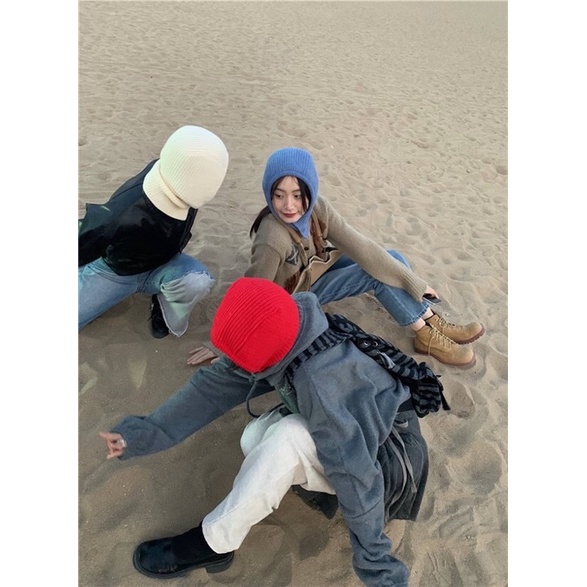 KHĂN CHOÀNG BALACLAVA TRÙM ĐẦU HOT HIT HAI NÚT