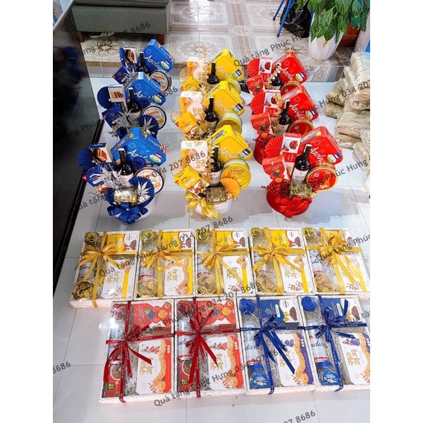 Giỏ Quà Tết 2022 - Set 4 món An Niên sang trọng quà tặng người thân | BigBuy360 - bigbuy360.vn