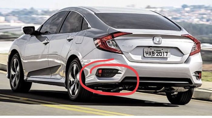 Phụ Kiện Bảo Vệ Cản Sau Xe Hơi Honda Civic Fc Turbo 2017 2018 2019