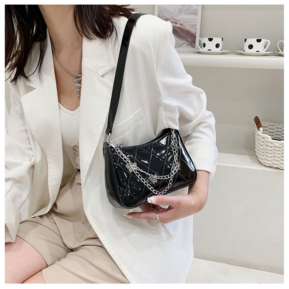 Túi xách nữ da cá sấu màu trơn phong cách cổ điển nhiều màu sắc