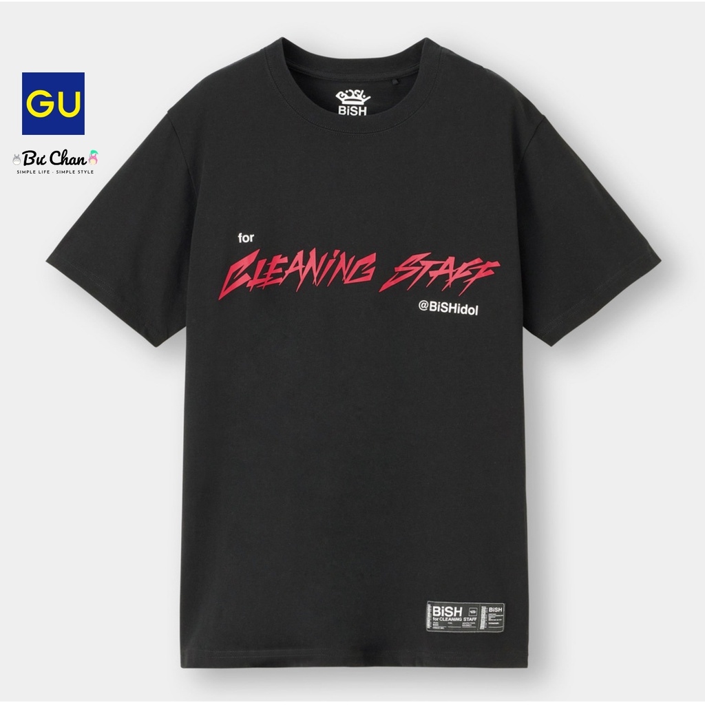 Áo phông GU Nam/Nữ Bish ngắn tay ❤️