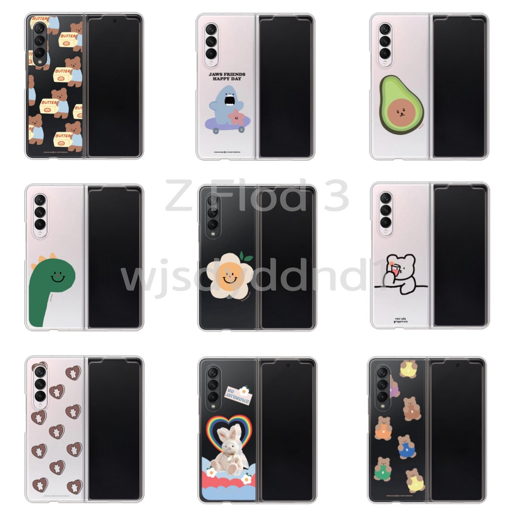 Korea Phone Case Galaxy Z Fold 3 Cute Korea Phone Case Clear Case
