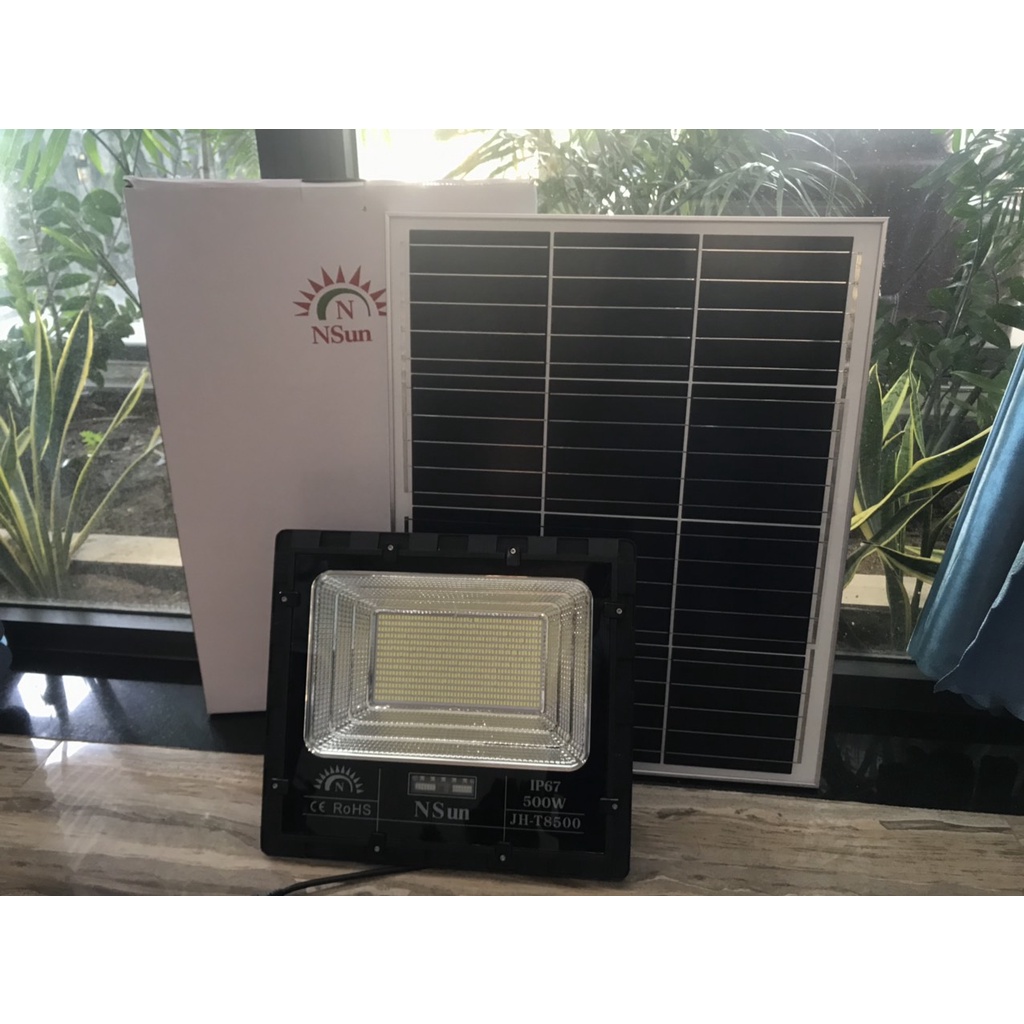 ĐÈN PHA LED NĂNG LƯỢNG MẶT TRỜI 500W, 300W, 200W CẢM BIẾN THÔNG MINH