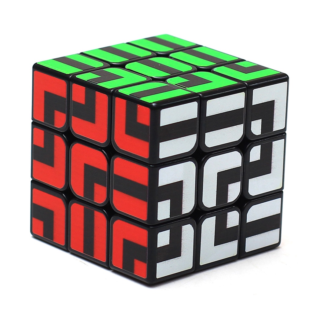 Rubik Biến Thể Maze Z-cube 3x3, Rubik Vòng Xoay Mê Cung Định Hướng ( Rubik Trí Tuệ)