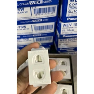 Ổ cắm hạt đơn panasonic loại hạt to có màng che