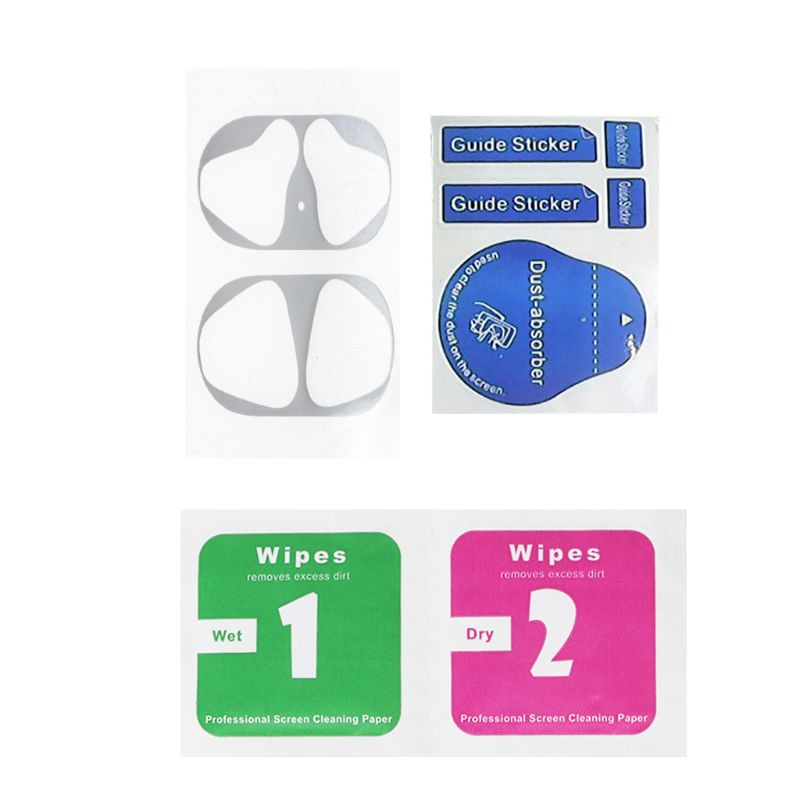 Miếng Dán Bảo Vệ Hộp Sạc Tai Nghe Chống Bụi Bằng Kim Loại