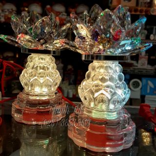 Bộ Đèn Thờ Sen Pha Lê PL1850