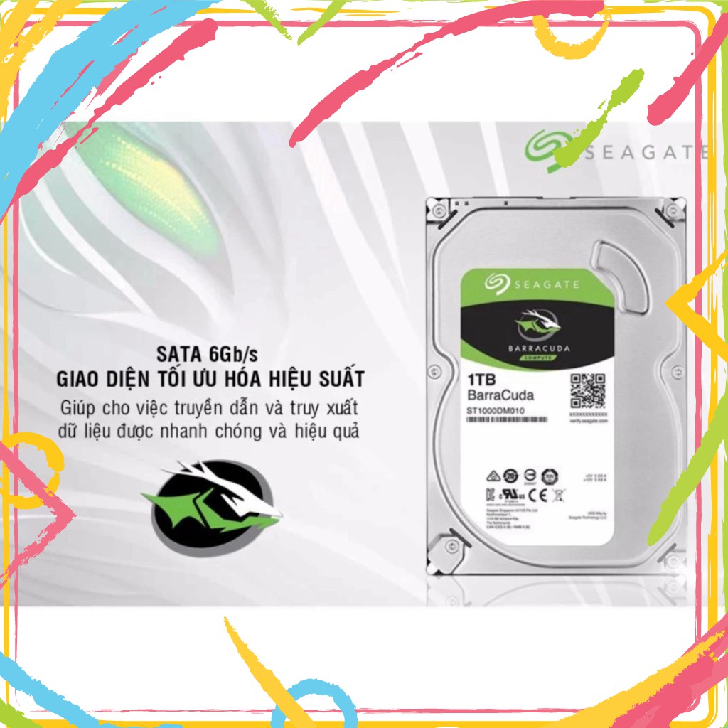 EW6 TYDB Ổ Cứng Seagate BarraCuda 1TB/64MB/3.5 44 EW