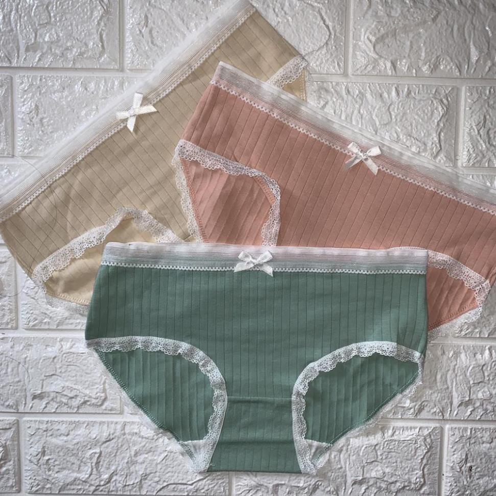 Quần lót có viền ren⭐️ FREE SHIP ⭐️Quần lót ren, đính nơ nhỏ dễ thương | BigBuy360 - bigbuy360.vn
