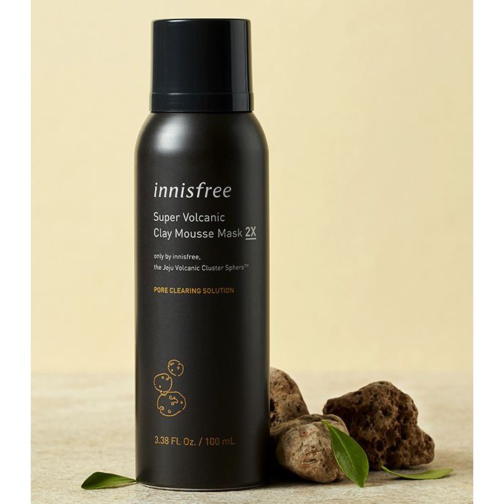 Siêu Mặt Nạ Tro Núi Lửa Innisfree Super Volcanic Clay Mousse Mask 100ml 2Type