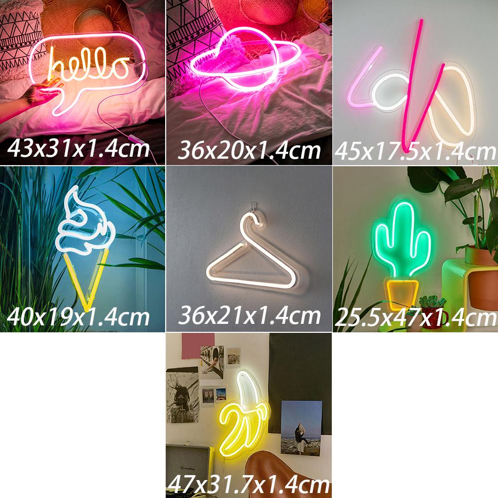 Đèn LED neon gắn tường trang trí