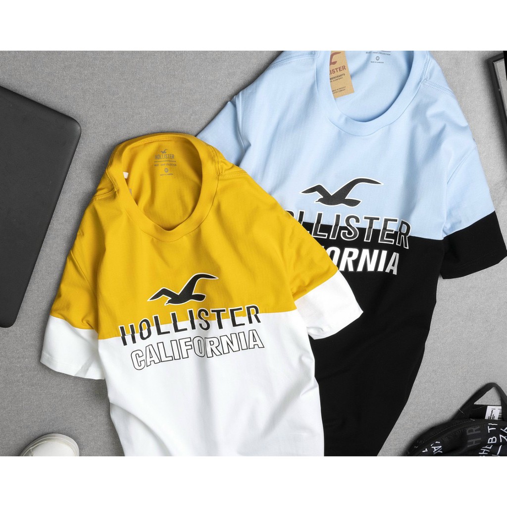 ÁO THUN HOLISTER PHỐI MÀU NĂNG ĐỘNG