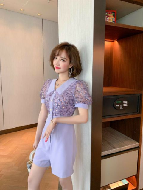 Hàng nhập - Jumpsuit ngắn, jump đùi xô lụa
