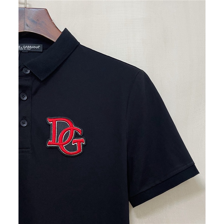 Áo Thun POLO D0LCE & Gaba 2022 Tay Ngắn Thêu Chữ Size S-4XL