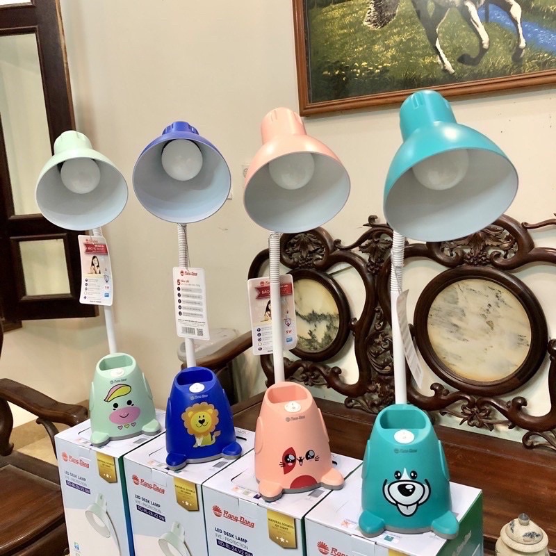 [KÈM BÓNG] Đèn Học Rạng Đông Chống Cận, Đèn Bàn Học Sinh Chống Loá CHÍNH HÃNG RẠNG ĐÔNG