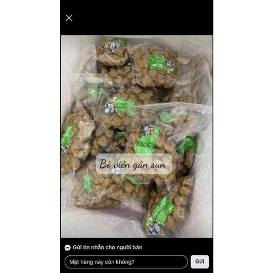 Bò Viên Gân Loại Đặc Biệt 500G Thơm Ngon Đậm Vị