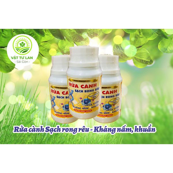 Rửa cành, tẩy rong rêu, sát khuẩn, tẩy nấm chai 100ml