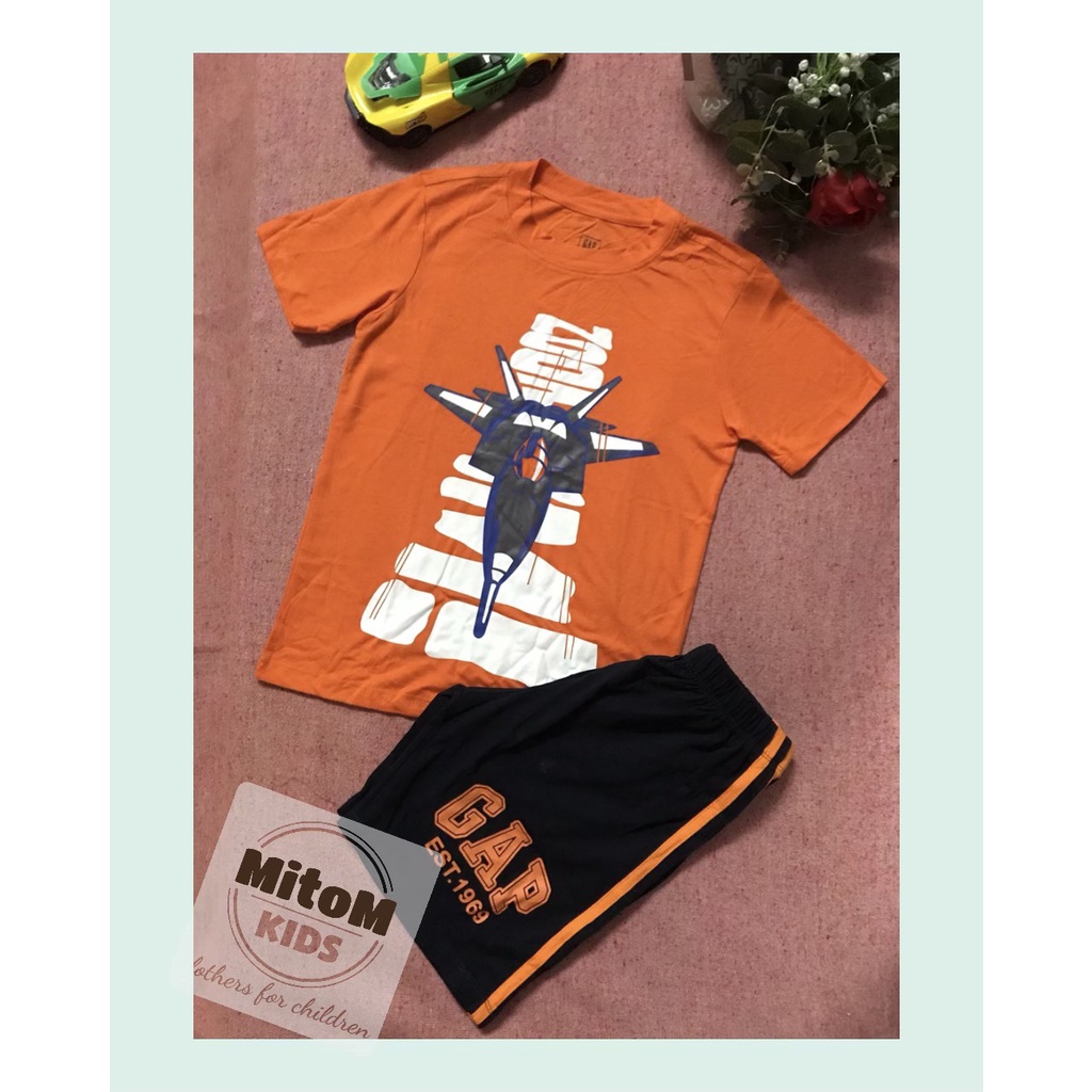 [SALE SỐC] Đồ bộ bé trai GAP ♥️ FREESHIP ♥️ chất cotton xuất khẩu, size đại, hình in không nổ