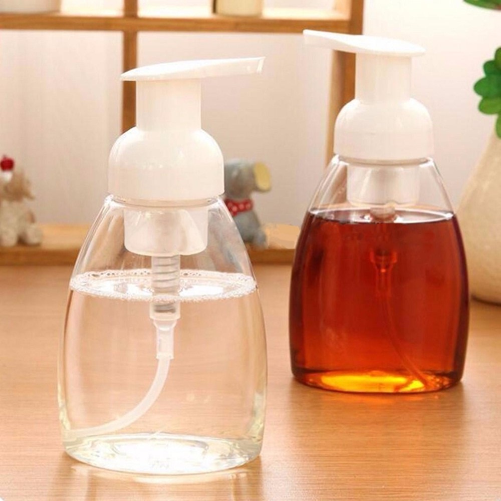 (Hàng Mới Về) Chai Nhựa Rỗng 300ml Dùng Đựng Xà Phòng / Sữa Tắm Tiện Dụng