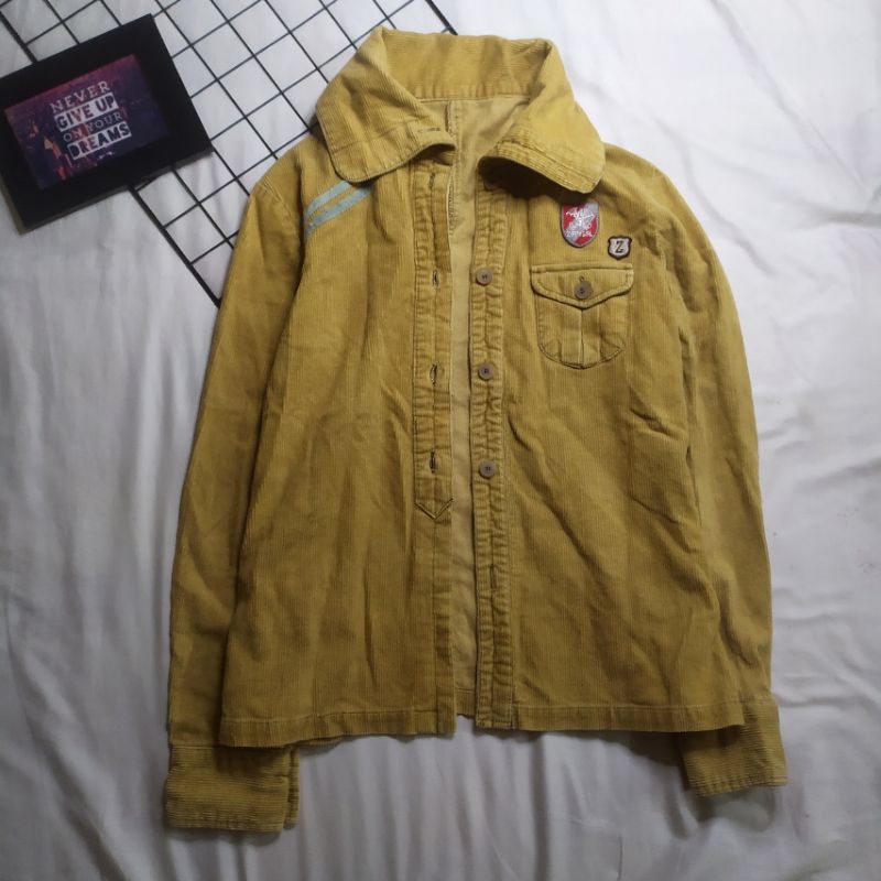 Áo sơ mi 2hand Unisex hiệu Nhật nhung tăm street style bụi bặm (kích thước dưới mô tả)