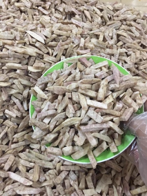 1kg Khoai vàng - khoai tím - Khoai môn sấy vỡ thơm ngon giòn rụm
