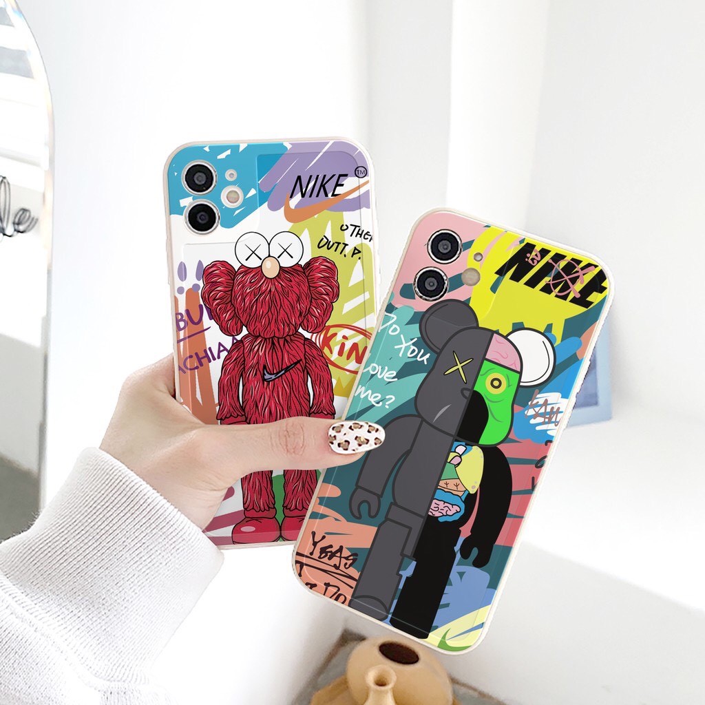 Ốp iphone Kin You bóng cạnh vuông BVC 7/7plus/8/8plus/x/xr/xs/11/12/pro/max/plus/promax [Tomax Shop]