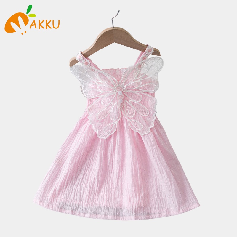 Đầm Công Chúa Thắt Nơ Cho Bé Gái AKKU