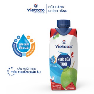 Nước dừa tươi dưa hấu UHT Vietcoco 330ml