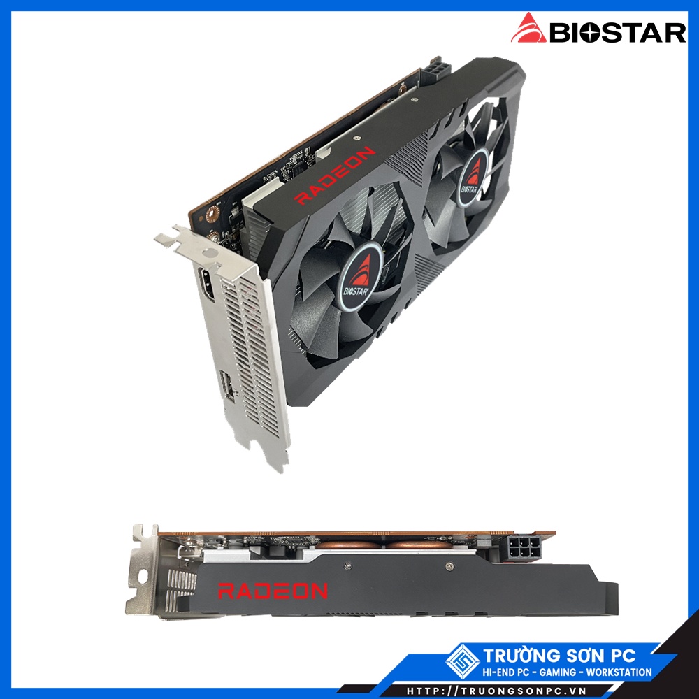 VGA Card Màn Hình BIOSTAR RX6500 XT 4GB GDDR6 128bit | DisplayPort/ HDMI