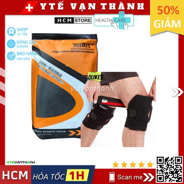 Bó Gối Thể Thao Dán AOLIKES AL7618 (AL 7618) (1 Chiếc) -VT0132