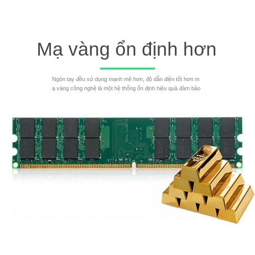 Thanh bộ nhớ máy tính để bàn Rui Chu DDR2 800 4G thanh chuyên dụng AMD thế hệ thứ hai mới nguyên bản