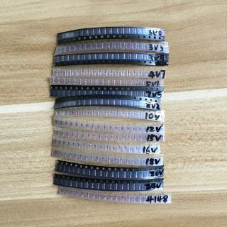 Set 300 điốt Zener Ll34 Smd 1 / 2w 3v-24v chuyên dụng