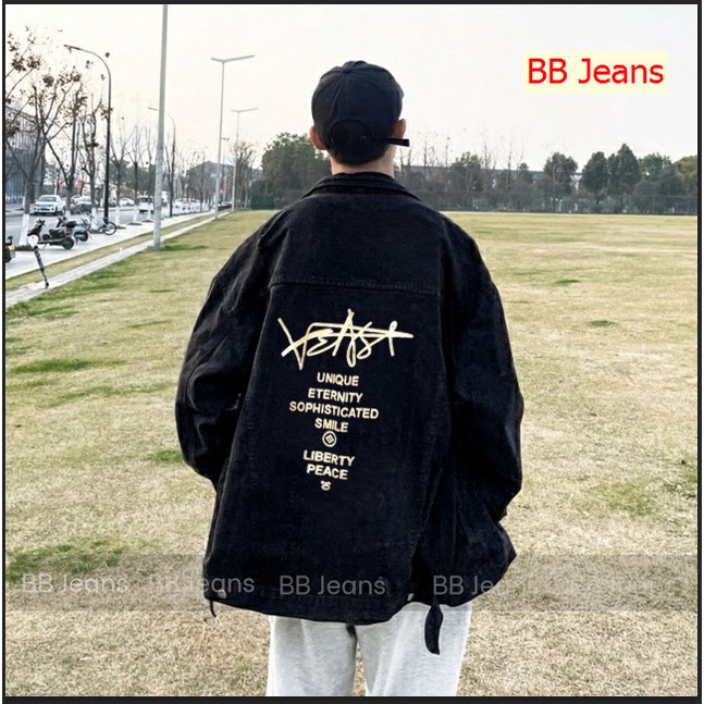 Áo khoác jean nam thời trang AG sành điệu BTS - 05 (ảnh thật)