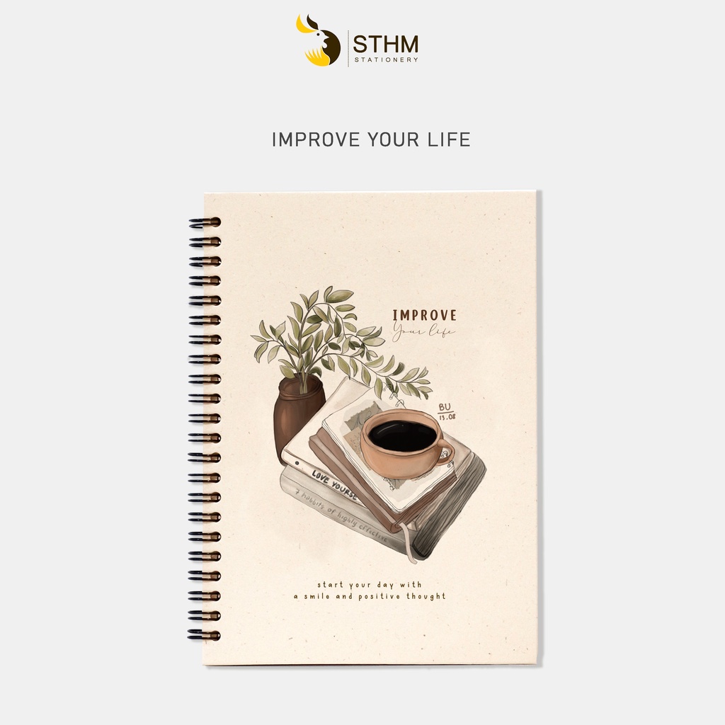 IMPROVE YOUR LIFE - Sổ tay bìa cứng - A5 - 021