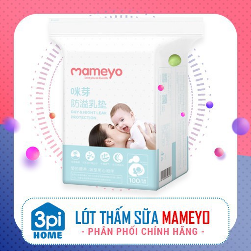 H Miếng lót thấm sữa Mameyo (Bịch 100 Miếng) 45 6