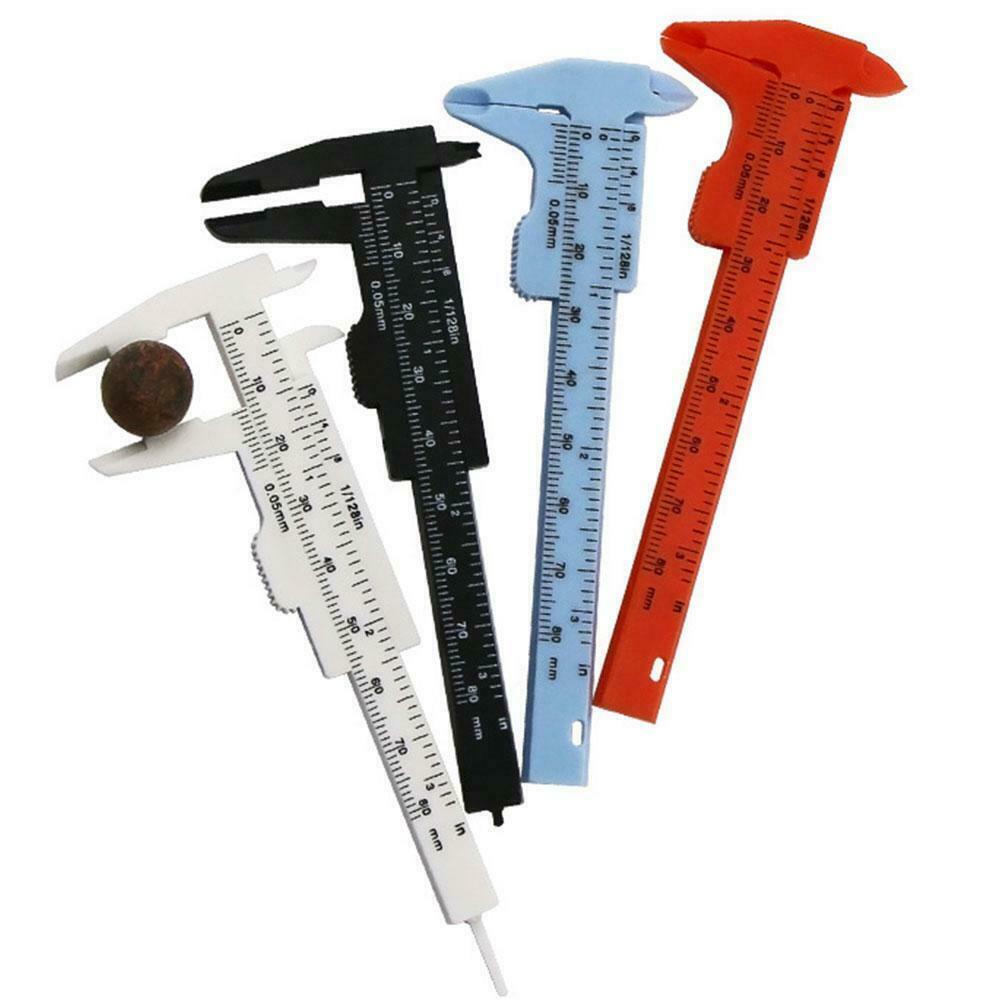 Thước Đo Nhựa Mini Cầm Tay 80Mm G9W9 Vernier B0Q7