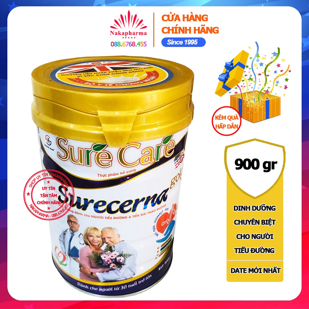Sữa tiểu đường Sure Care Surecerna Gold 900g | Surecare