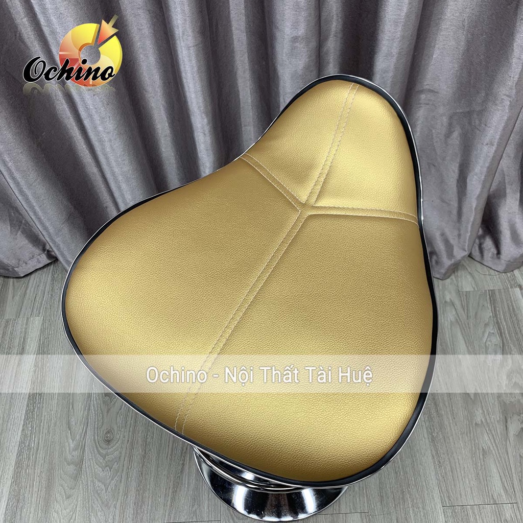 Ghế Makeup, Ghế Quầy Bar Mẫu Da Cá Sấu Không Tựa Điều Chỉnh Độ Cao 60/80 Và Xoay 360 Độ Phong Cách Hiện Đại (Đủ Màu)