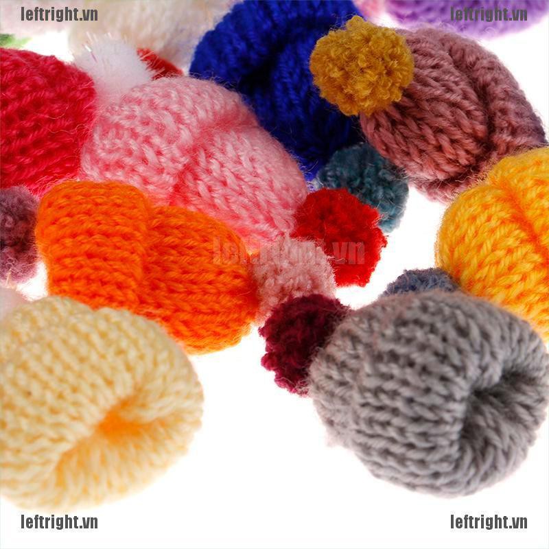 Set 10 Mũ Len Mini 3.5CM Xinh Xắn Dùng Làm Đồ Thủ Công Cho Búp Bê