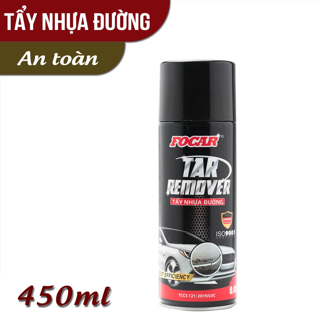 Dung dịch tẩy nhựa đường FOCAR Tar Remover 450ml (Dạng chai xịt)