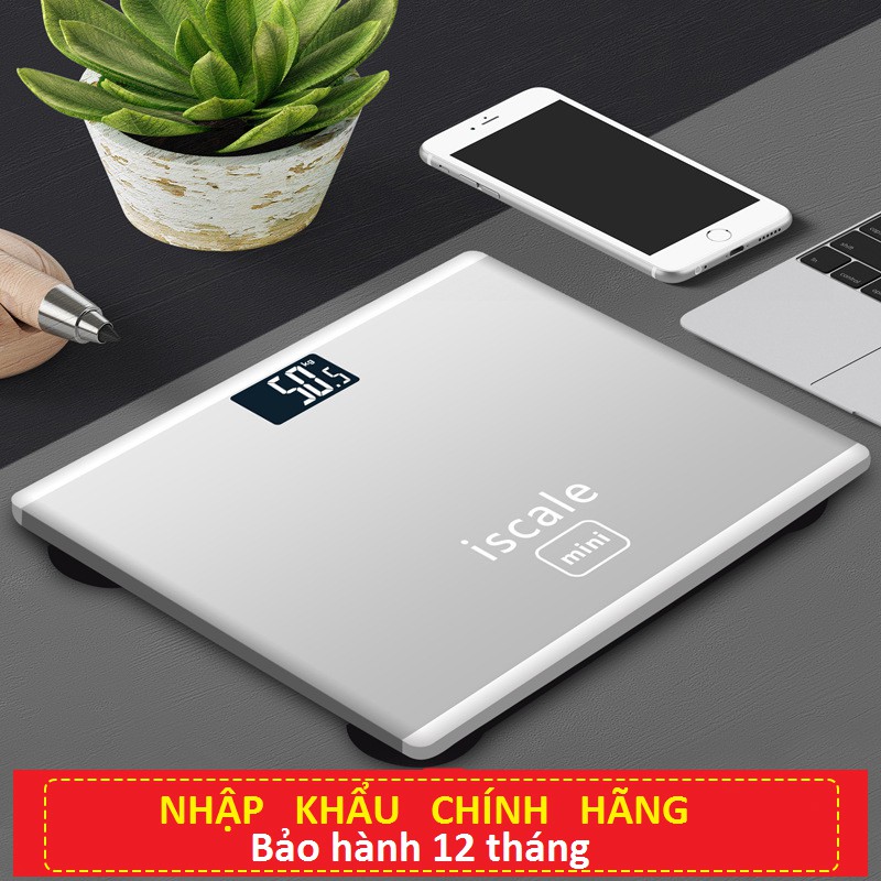 Cân Điện Tử Sức Khỏe Bảo Hành Chính Hãng Kích thước 26x22x2.5cm