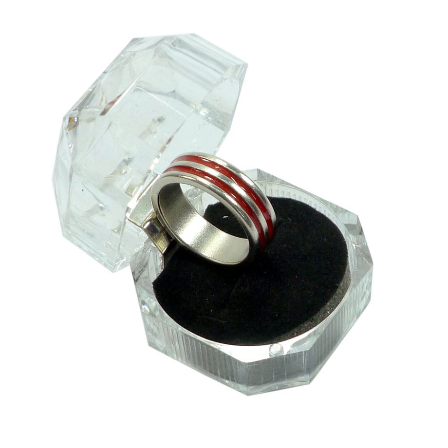 Đồ chơi ảo thuật : PK Ring hai viền đỏ