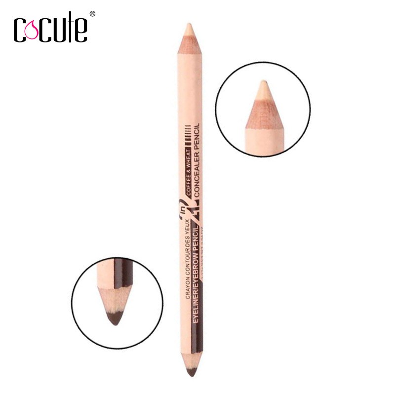 Bút Kẻ Lông Mày COCUTE 2 Đầu Chống Nước Che Khuyết Điểm Lâu Trôi 1.5g | BigBuy360 - bigbuy360.vn