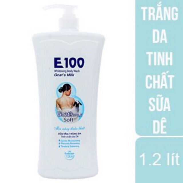 E 100 1.2L Sữa tắm có 3 mầu khác nhau