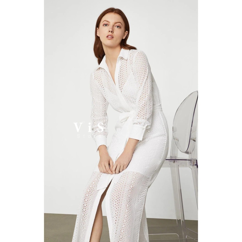 [Mã FATHANG5 giảm 10K đơn 50K] ĐẦM MIDI NỮ MÀU TRẮNG CỔ SƠ MI VNXK | BigBuy360 - bigbuy360.vn